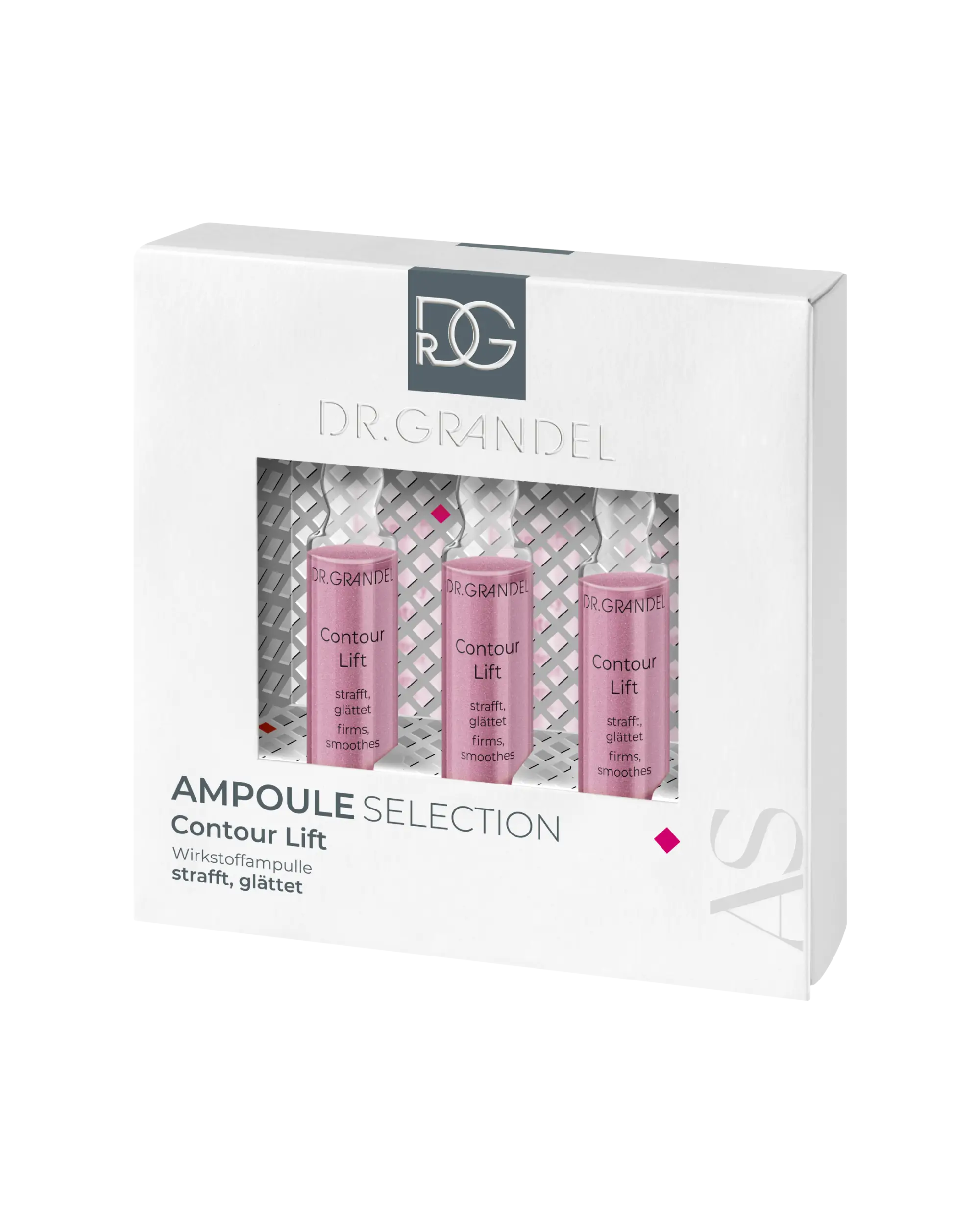 DR. GRANDEL aktyvių ingredientų koncentrato ampulės CONTOUR LIFT, 3x3 ml
