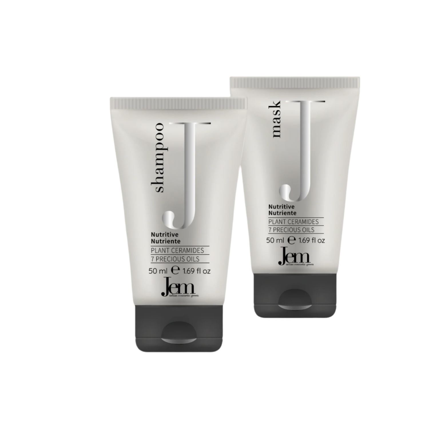 JEM NUTRITIVE maitinamasis rinkinys, šampūnas ir kaukė, 2x50 ml