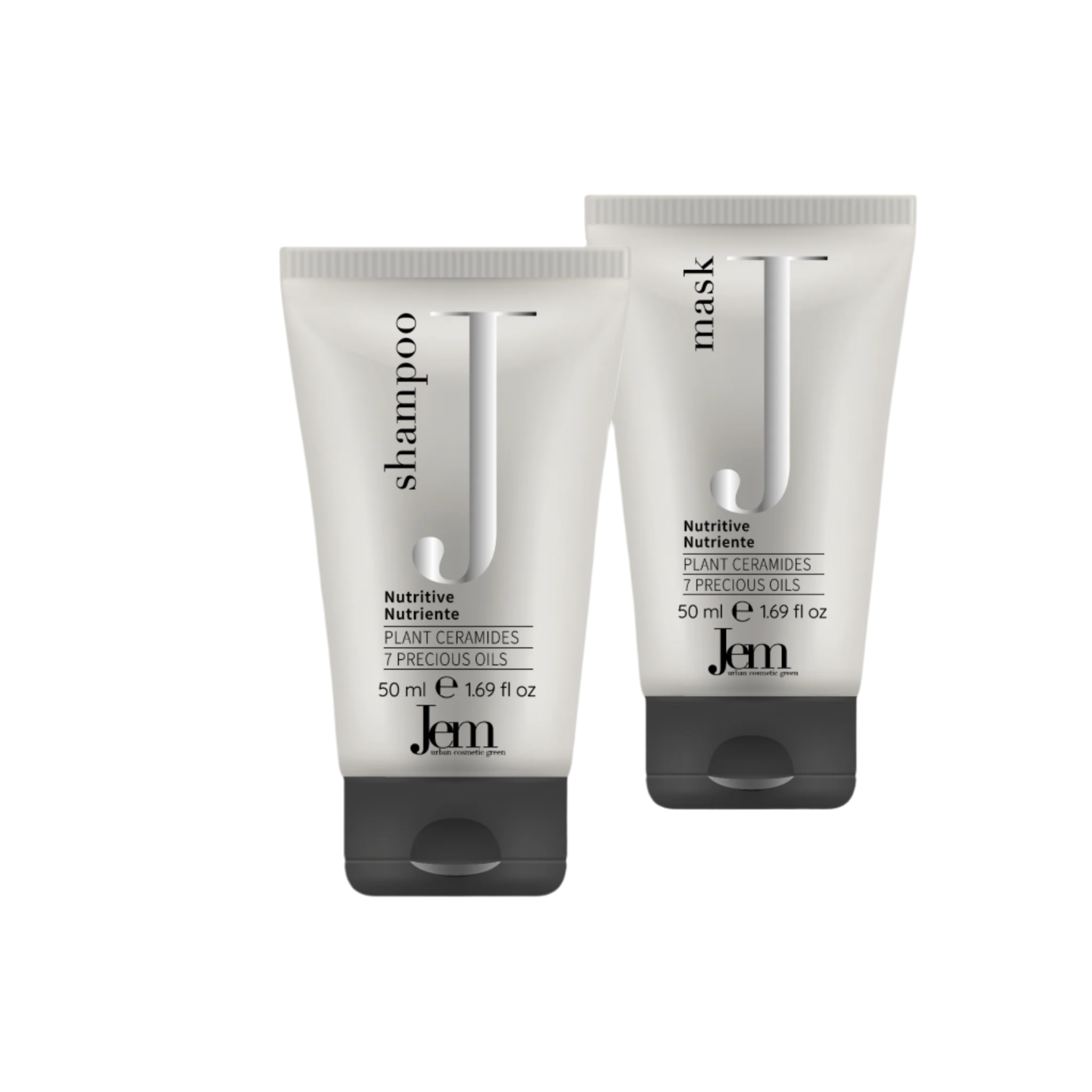 JEM NUTRITIVE maitinamasis rinkinys, šampūnas ir kaukė, 2x50 ml