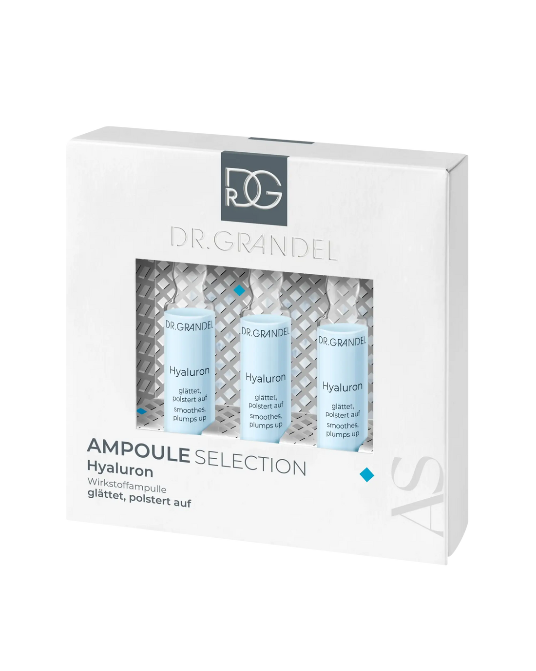 DR. GRANDEL aktyvių ingredientų koncentrato ampulės HYALURON, 3x3 ml