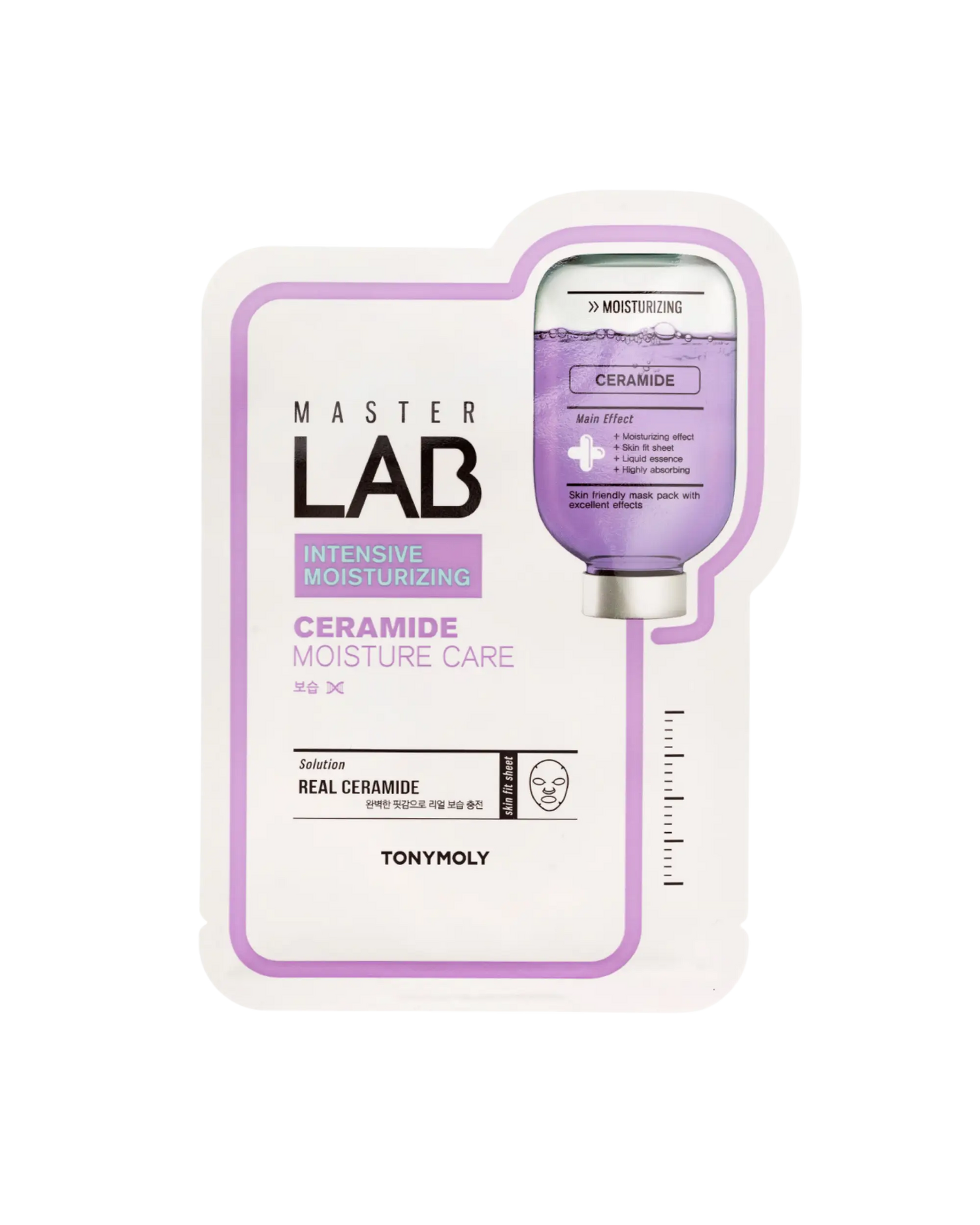 TONYMOLY Master Lab Lakštinė veido kaukė su keramidais, 19 g