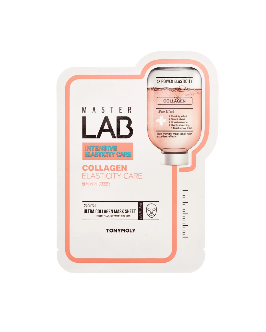 TONYMOLY Master Lab Lakštinė veido kaukė su kolagenu, 19 g