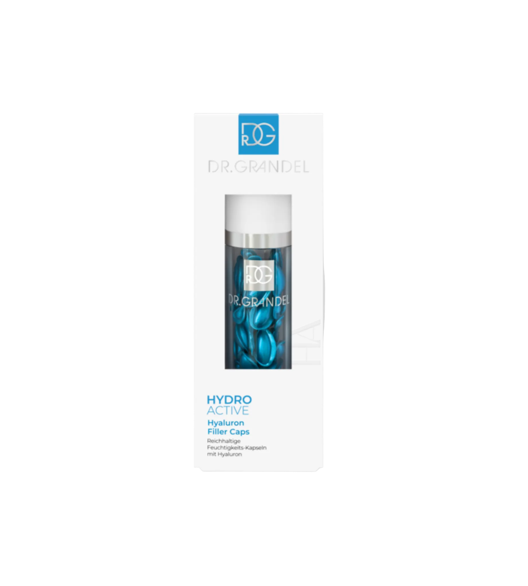 DR. GRANDEL drėkinamosios kapsulės su hialuronu HYDRO ACTIVE HYALURON FILLER CAPS, 28 caps