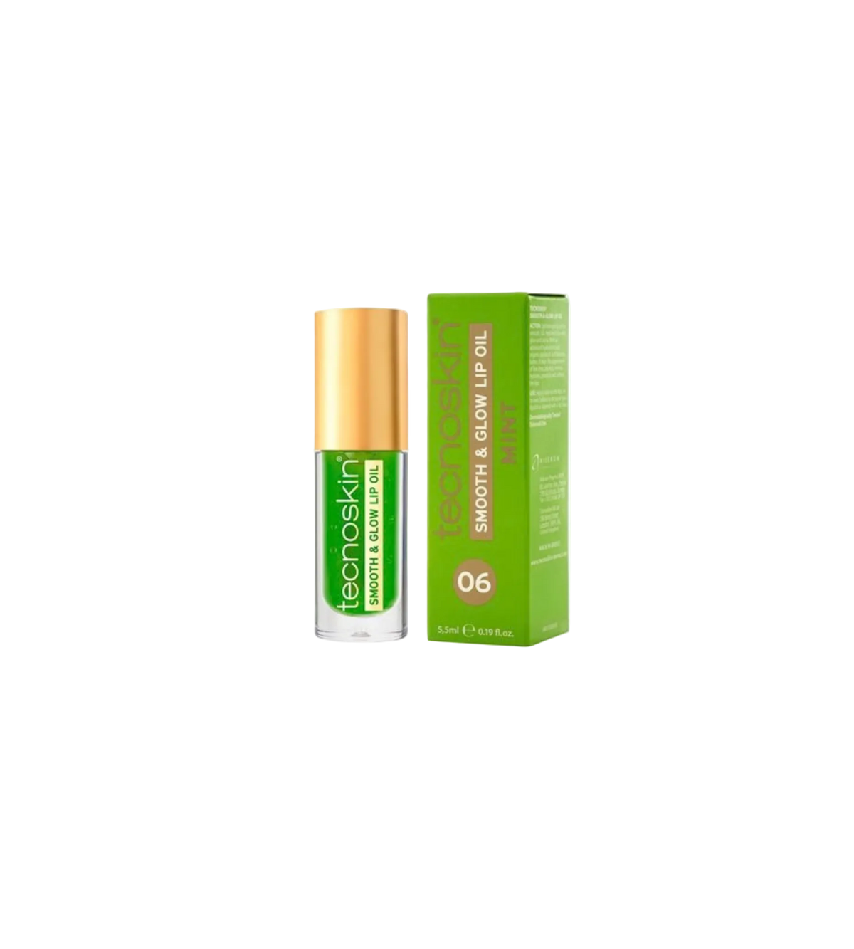 Smooth & glow lip oil lūpų aliejus mėtų skonio