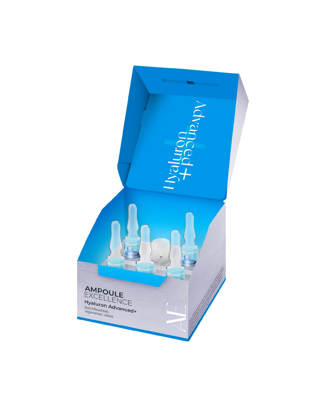DR. GRANDEL aktyvių ingredientų koncentrato ampulės HYALURON ADVANCED+, 5x3 ml