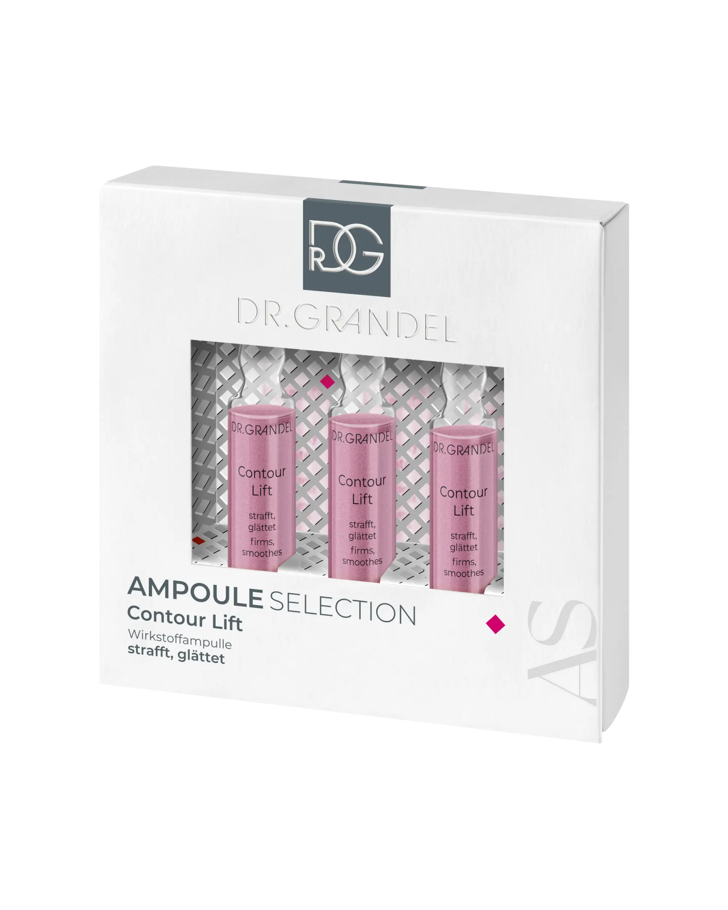 DR. GRANDEL aktyvių ingredientų koncentrato ampulės CONTOUR LIFT, 3x3 ml