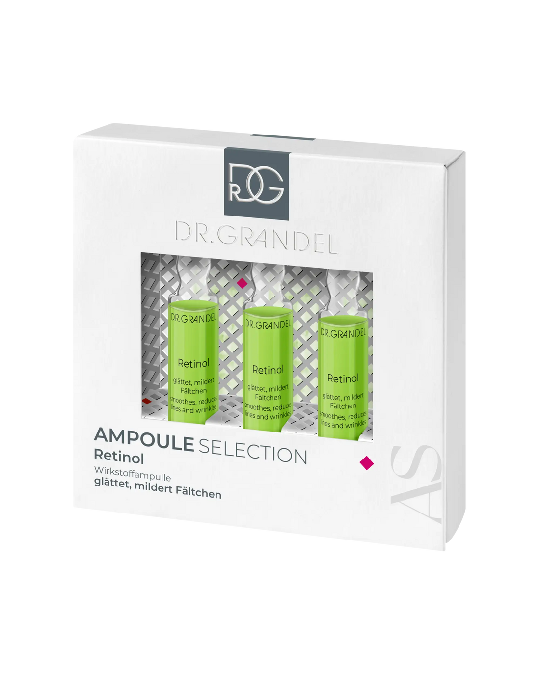 DR. GRANDEL aktyvių ingredientų koncentrato ampulės RETINOL, 3x3 ml