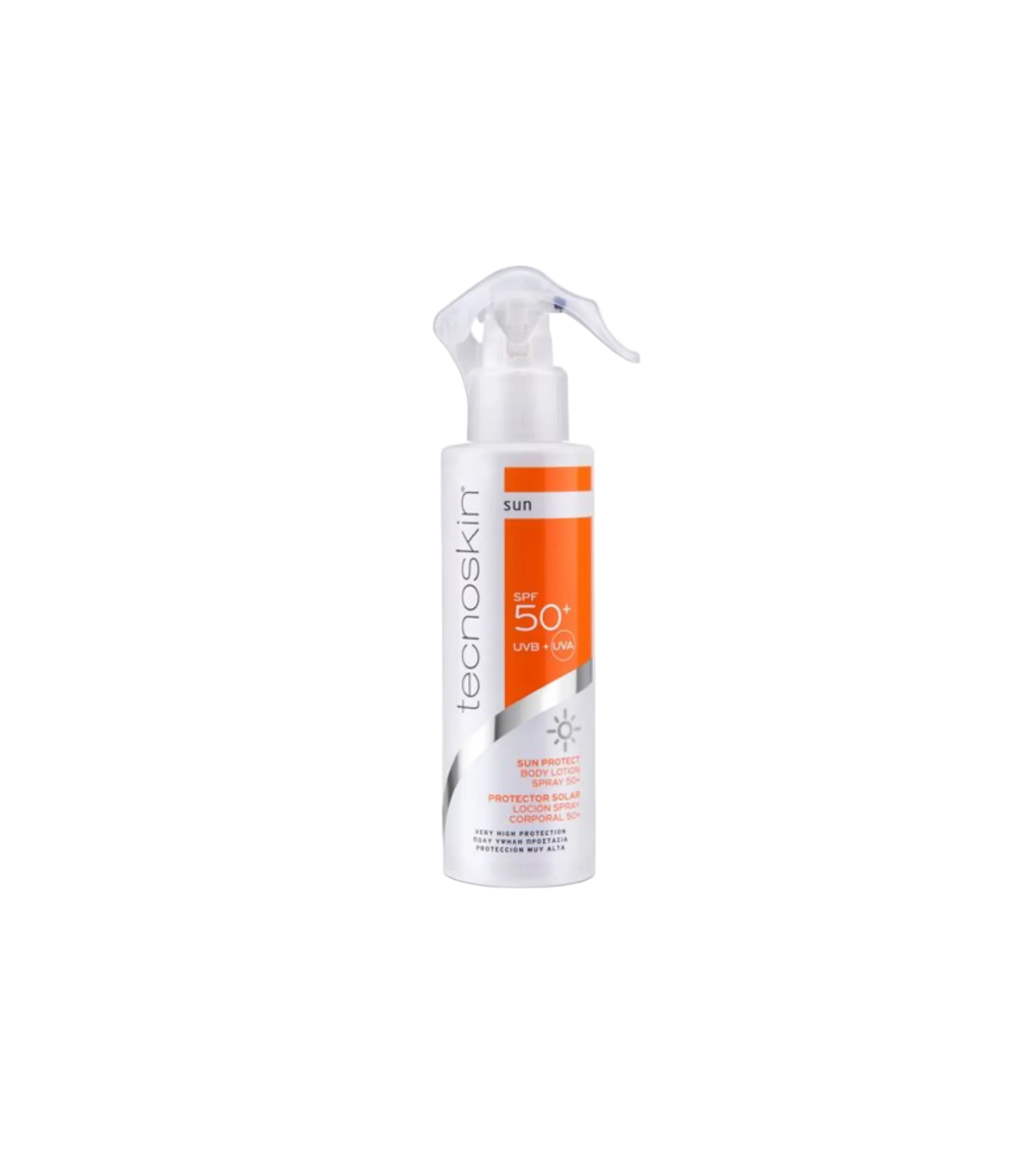 TECNOSKIN apsauginis purškiamasis kūno losjonas SUN PROTECT BODY LOTION SPRAY 50+
